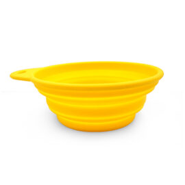 Portable Silicone Pet Folding Bowl for On-the-Go Feeding Convenience