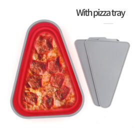 Custom foldable silicone pizza containers