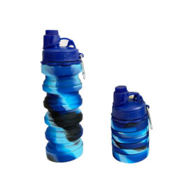 Custom factory price collapsible silicone water bottle