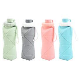 Bulk silicone foldable water bottle suppliers