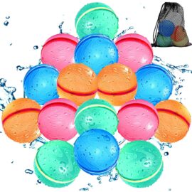 Custom reusable silicone magnetized water balloon