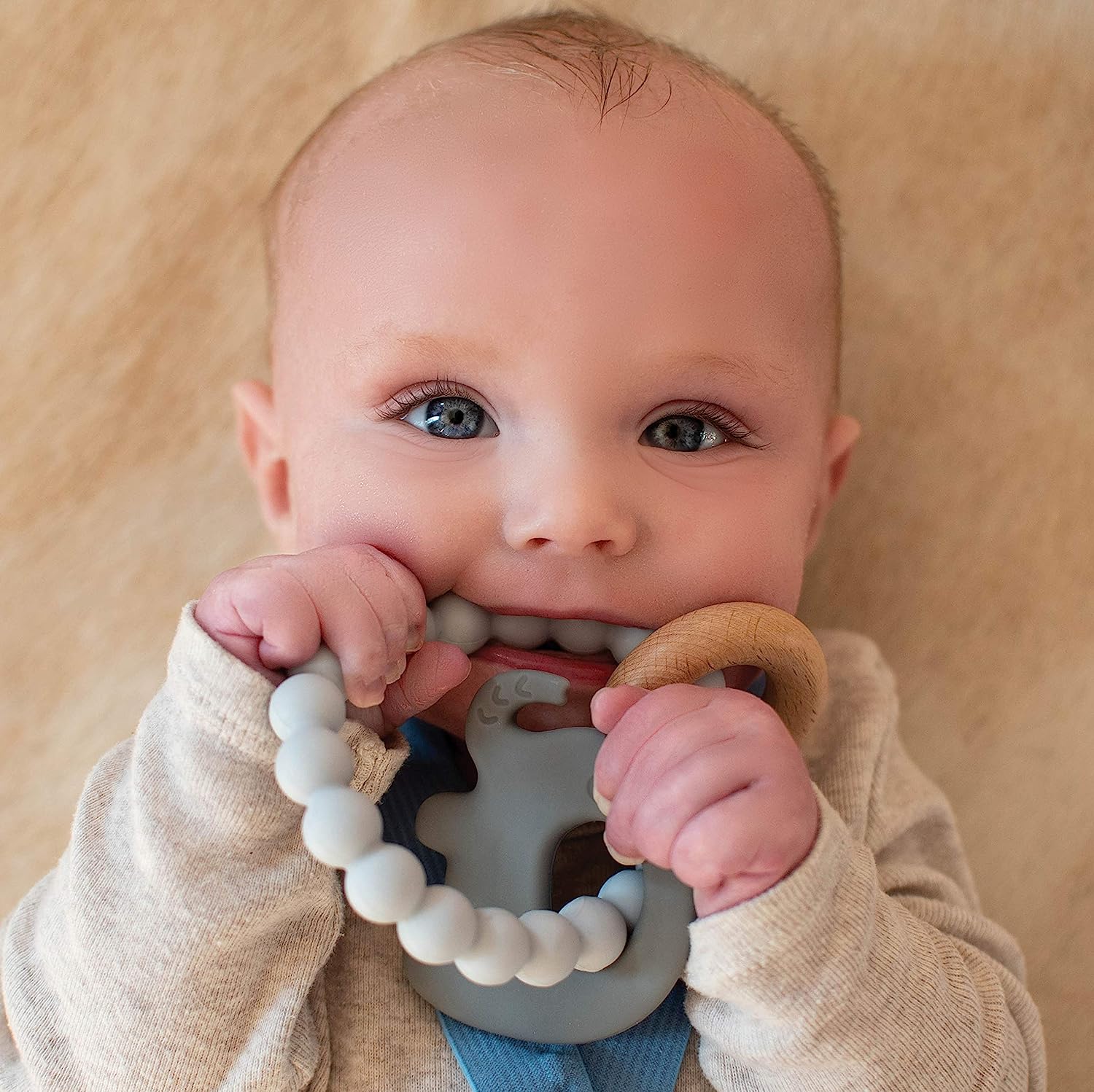 Silicone baby teether beads
