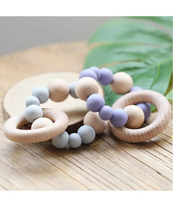 silicone baby toys teething rings